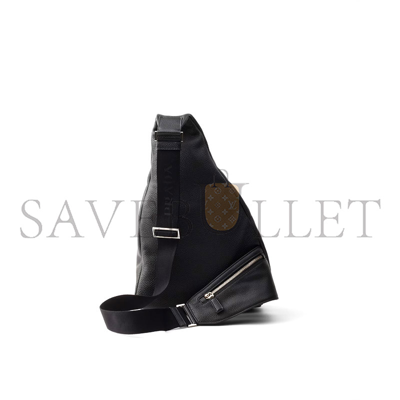 PRADA CROSS LEATHER BAG 2VZ092 (47.5*26.5*10cm)